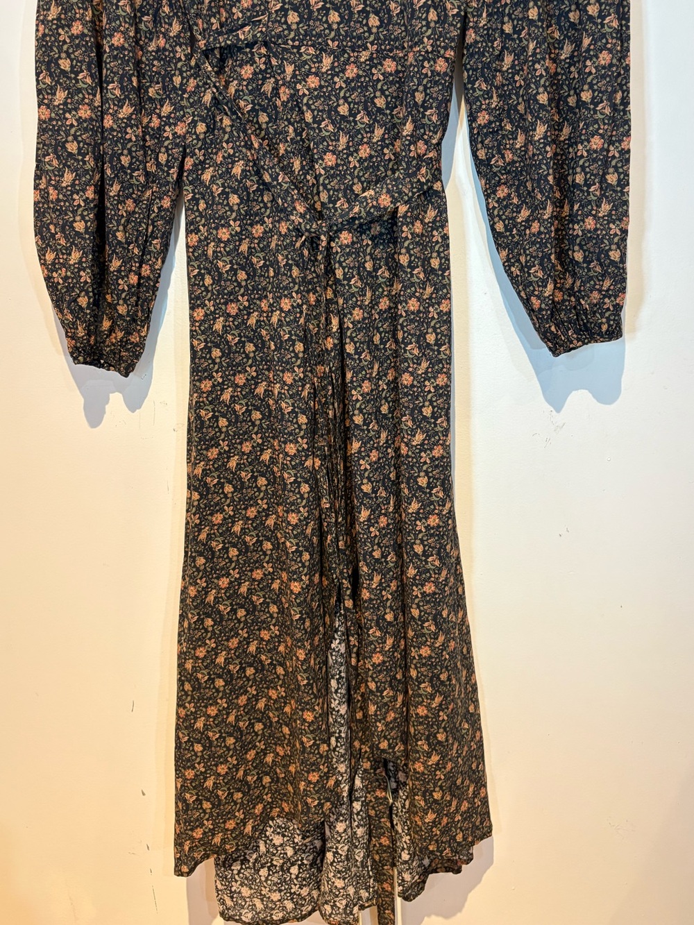 Christy Dawn Bergen Floral Wrap Maxi Dress Regenerative Cotton Large - Picture 10 of 12